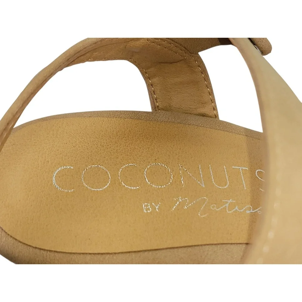 Coconuts by Matisse Ping Women's Brown‎ Espadrille Platform Sandals Size 10M